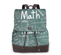 FLGHJNBJN Formule Forme Teoria Matematica Lezione Parola Zaino Versatile in Pelle per Donna, Elegante Zaino in PU per pendolarismo, Università, Viaggi, Outdoor