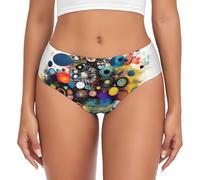 FLGHJNBJN Intelligenza Artificiale Cervello Femminile Biancheria Intima Hipster Slip Lavabile Non Shrink Fit Per Le Donne Indossare Tutti I Giorni, Xs A 4XL, Nero , XL