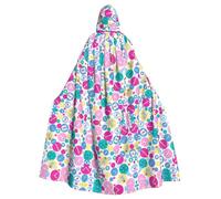 FLGHJNBJN Mantello da infermiera carino per uomo e donna, mantello rinascimentale con cappuccio per adulti, mantello medievale, mantello per costumi cosplay di Halloween