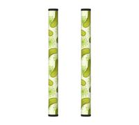 FLGHJNBJN Sushi Dill Pickles - Copertura per maniglia di elettrodomestici da cucina, 2 pezzi, copertura in neoprene per frigorifero, microonde e maniglia del forno