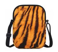FLGHJNBJN Tiger - Borsa a tracolla da donna con motivo a righe, con tracolla regolabile, piccola borsa a tracolla per viaggi e lavoro