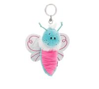 Flibbies 62886 - Portachiavi in Peluche a Forma di Farfalla, Accessorio per Lo Zaino o la Borsa di Grandi e piccini, 10 cm, Azzurro