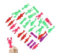 Flick Animali di gomma | Giocattoli di vita marina volanti con dita elastiche appiccicose - Animali con fionda da, divertenti animali di simulazione in gomma con dita, giocattoli con catapulta per ra