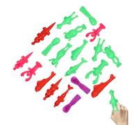 Flick Animali di gomma,Giocattoli di vita marina volanti con dita elastiche appiccicose - Fionda per dita, giocattoli per animali, fionda per la vita marina, lanciatori per per giochi di volo