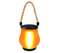 Flickering Solar Lights, Outdoor LED Lantern, Flame Effect Lighting, Waterproof Rechargeable Design, Decorative Solar Lamp for Garden, Patio, Yard, Camping 5.71x4.92x4.92in