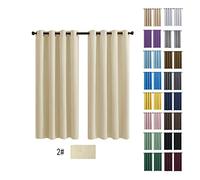 Fliegengitter Tenda zanzariera termica opaca, riduzione del rumore, facile da applicare, per camera da letto, cameretta dei bambini, soggiorno - 120x190cm (beige)