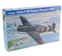 Trumpeter 02228 - 1:3 2 Curtiss P-40B Warhawk - Nuovo