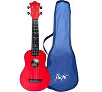 Flight, 4-String Travel Series Soprano Ukulele, Red (TUS-35RD)