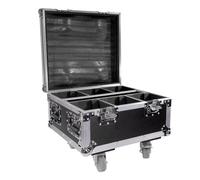 BoomToneDJ EZ-Box Flight Case Universale Nero 6 Scomparti con Rotelle. Valigia di trasporto professionale. 6 prese IEC integrate. Rinforzi angolari. Dimensioni con ruote: 51 x 47 x 38,5 cm.