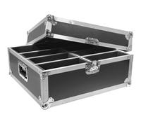 Flight case 6 proiettori PAR SlimPAR FlatPAR vano accessori - PLUGGER CASE MSC-PLUFLIPAR6
