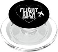 Flight Crew Fratello Aereo Famiglia Vacanze Modalità Aereo PopSockets PopGrip per MagSafe