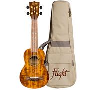 Flight: DUS445 Soprano Acacia Ukulele (With Bag)