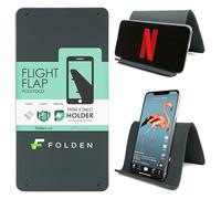 Flight Flap Folden, Supporto per telefono cellulare e tablet per aereo, pieghevole, per scrivania, letto, ufficio, tapis roulant, accessori essenziali per lunghi viaggi in aeroplano, silicone