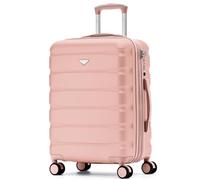 Flight Knight 24x16x10 Expandable Carry On Suitcase Hardside TSA Lock USB C Lightweight Luggage Silent Double Spinner Wheels Maximum Overhead Carry-On Bag For Virgin & South West Approved Airlines