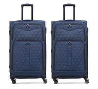 Flight Knight Lightweight 4 Wheel 800D Soft Case Suitcases Anti Crack Cabin & Hold Luggage Options Approved For Over 100 Airlines Including easyJet, BA & Many More!