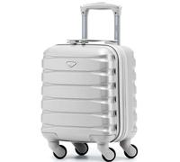 Flight Knight Lightweight 4 Wheel ABS Hard Case Valigie Bagaglio a Mano in Cabina Approvato Per Oltre 100 Compagnie Aeree Tra Cui Easyjet E Dimensioni Massime Per Vueling E Wizz Air 40x30x20cm