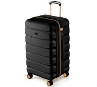 Flight Knight Valigia Baule 70 cm Bagaglio da Stiva Rigido in ABS per Viaggi di Una Settimana Capacita Media Ruote Spinner e Serratura TSA Approvata per la Maggior Parte delle Compagnie Aeree UK