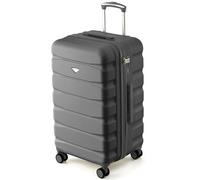 Flight Knight Valigia Baule 70 cm Bagaglio da Stiva Rigido in ABS per Viaggi di Una Settimana Capacita Media Ruote Spinner e Serratura TSA Approvata per la Maggior Parte delle Compagnie Aeree UK