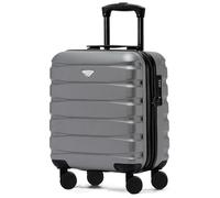 Flight Knight Valigie Rigide in ABS Leggere a 4 Ruote - Bagaglio a Mano Approvato per Oltre 100 Compagnie Aeree Come British Airways, Ryanair E Easyjet, Valigia Da Cabina 45x36x20cm