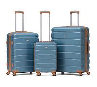 Flight Knight Valigie Rigide In ABS Leggere Con 4 Ruote, Da Cabina E Stiva, Approvate Per Oltre 100 Compagnie Aeree Tra Cui Easyjet, British Airways, Ryanair, Virgin Atlantic, Emirates E Molte Altre