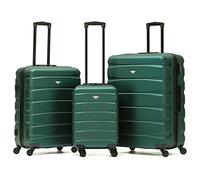 Flight Knight Valigie Rigide In ABS Leggere Con 4 Ruote, Da Cabina E Stiva, Approvate Per Oltre 100 Compagnie Aeree Tra Cui Easyjet, British Airways, Ryanair, Virgin Atlantic, Emirates E Molte Altre