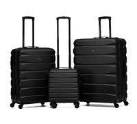 Flight Knight Valigie Rigide in ABS Leggere Con 4 Ruote, Da Cabina E Stiva, Approvate per Oltre 100 Compagnie Aeree Tra Cui Easyjet, British Airways, Ryanair, Virgin Atlantic, Emirates E Molte Altre