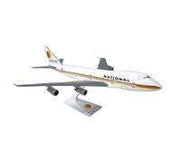 Flight Miniatures National Airlines 1967 Boeing 747-100/200 1:250 Scala REG # N77772 - Display modello con supporto