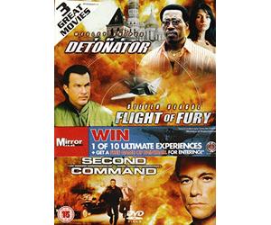 Flight Of Fury/The Detonator/Second In Command (3 Dvd) [Edizione: Regno Unito] [Edizione: Regno Unito]