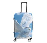 Flight of The Snowy Owl - Copertura per bagagli da viaggio, lavabile, antigraffio, protezione per valigie, Stile:, S