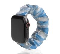Flight Of The Snowy Owl Scrunchie Cinturino di ricambio elastico morbido compatibile con Apple Watch, 42mm/44mm, Acciaio inossidabile, Nessuna pietra preziosa