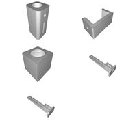 Flight Simulator Mount for Throttle Controls Compatible with Cessna Style