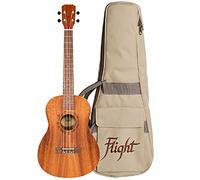 Flight Ukeleles Volo: NUB310 Sapele Baritono Ukulele Con Borsa