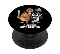 Flight Was Never An Option Fun Bird Psychology Joke PopSockets PopGrip Adesivo
