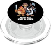 Flight Was Never An Option Fun Bird Psychology Joke PopSockets PopGrip per MagSafe
