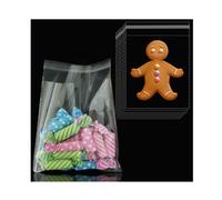 Flimflim Bustine Confetti Trasparenti Sacchetti Cellophane 10x11,8cm 100pz, Multi Purpose Bustine Cellophane per Alimenti, Confetti, Segnalibri, Bomboniera, Battesimo, Comunione Matrimonio