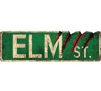 Flinelife Segnale stradale in legno, 40,6 x 15,6 cm, motivo film horror, Nightmare on Elm Street
