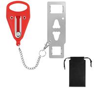 Flintronic 1 Pezzi Serratura Portatile per Porta, Serratura di Sicurezza da Viaggio, Serratura Antifurto Porta, per Casa Appartamento Hotel Viaggio, Protezione Antintrusione - Sicurezza Casa
