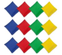 Flintronic 12 Pezzi 10 * 10cm Toss Giocattoli Set, Toss Game Set per Bean Bags, Toss Giocattoli Set, Giochi Lanciare per Bambini, Giochi da Esterno per Bambini, Giochi per Feste Giardino All'aperto