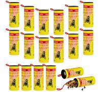 Flintronic 18 Pezzi Rotolini Acchiappamosche, Trappole Adesive per Mosche, Trappola Mosche per Frutta Appiccicosa, Carta Moschicida per Esterni Interni Uso di Mosche Zanzare