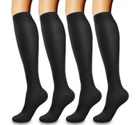 flintronic 2 Paia Calze Elastiche a Compressione Graduata, Calze Compressione Graduata, Traspirante Compression Socks, Miglior Supporto Alla per Atletica,Lavoro,Viaggio e Gravidanza