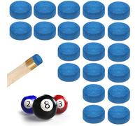 flintronic 20 Pezzi Suggerimenti per Stecca da Biliardo, 10mm Dia Punta Stecca Biliardo, Accessori da Biliardi, Teste per Stecche da Biliardi, per Stecche da Biliardos e Snooker