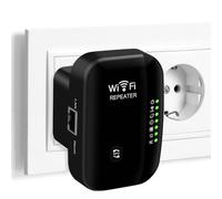 Flintronic 2025 Più Recente WLAN Ripetitore WiFi Extender, Ripetitore WiFi Potente, Amplificatore Internet con Porta Ethernet, Configurazione Rapida, Spina UE