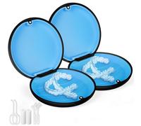 flintronic 2PCS Porta Apparecchio Denti, Contenitore per Protesi Dentarie, Resistente e Facile da Pulire, per Aligner(Nero)
