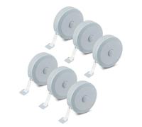 flintronic 6 Pezzi Metro Sarta, 150cm Nastro Morbido, Retrattile Metri a Nastro, Metro Misure Corpo, per Misurare Braccia, Cosce, Vita, Petto, Cucire Misura