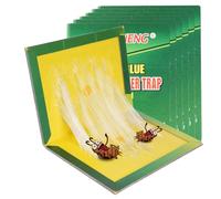 flintronic 6 Pezzi Trappola per Parassiti Adesivi, Cuscinetti per Trappole con Colla Extra Resistente per Parassiti Multipli, per Parassiti Multiuso per Interni Esterni Cucina Giardino Casa Ufficio