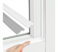 Flintronic 6M Guarnizione per Porta Finestra Adesiva, Paraspifferi Sotto Porta Entrata per Spifferi Blindata, Schiuma Isolante Anti-Collisione, Antivento, per Telaio Porta Finestre(Bianco)