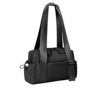 Flintronic 7L Mini Borsa da Palestra, Borsone Uomo Donna per Donna con Cinturino Regolabile, Borsa da Sportiva Impermeabile per Esercizio Fitness Yoga(Nero)