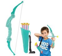 flintronic Arco e Frecce per Bambini, Arco e Freccia, Giochi Tiro per Bambini, Set di Arco Giocattolo con 1 Faretra/1 Bersagli/8 Frecce a Ventosa, Gioco di Tiro Interno Esterno Giardino Sport