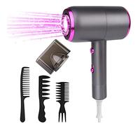 Flintronic Asciugacapelli Professionale, Asciugacapelli Ionico 1800W, 3 Impostazioni di Temperatura con 1 Diffusore Magnetico Adatto per Riparazione Capelli, Viaggi, Parrucchieri