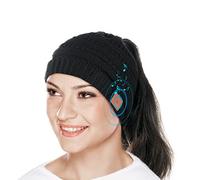 flintronic Berretto Bluetooth Regalo, Berretto Cappello Invernali, Berretto Uomo Donna Invernali, Cappello Bluetooth Regali Natale, Berretto Musicale, Berretto Uomo in Maglia per Sci Running Ciclismo
